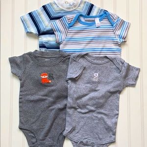 Carter’s Miniwear Lullaby Club First Impression Short Sleeve Onesies 6-9M